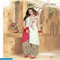 Rani Trendz Lime lite Wholesale Ready made Top n plazzo